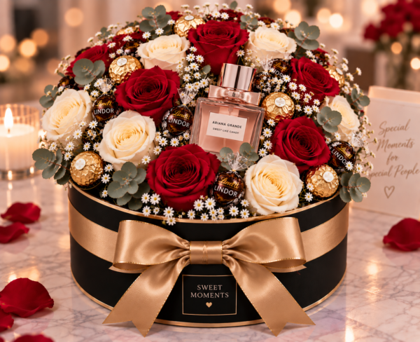 SM-LA-004G SM-LA-004 | Roses, Chocolate & Fragrance Box