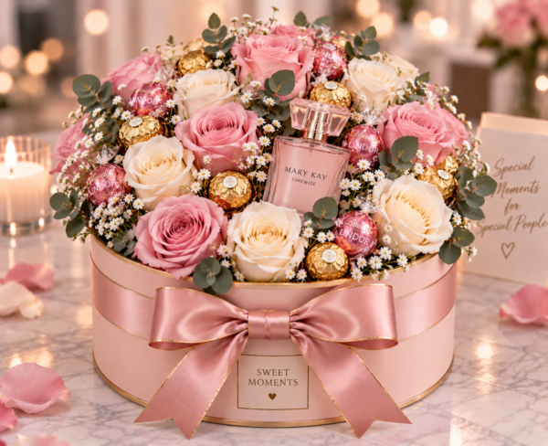 SM-LA-004P SM-LA-004 | Roses, Chocolate & Fragrance Box